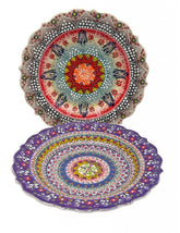 Dantel Desenli Tabak25cm – El Yapımı Seramik