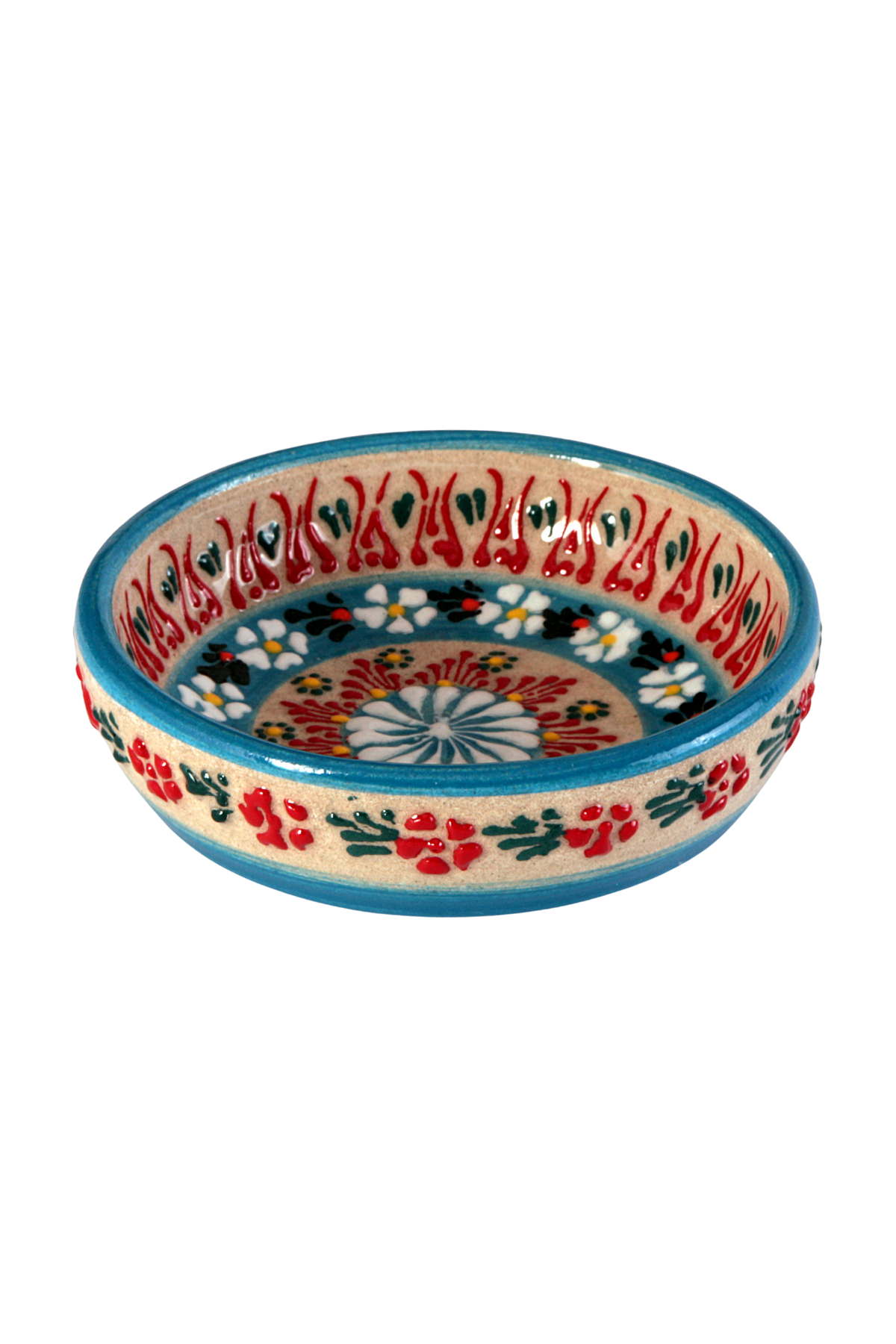 Meze Kasesi 5cm Garden Serisi – Düz Model, El Yapımı Seramik