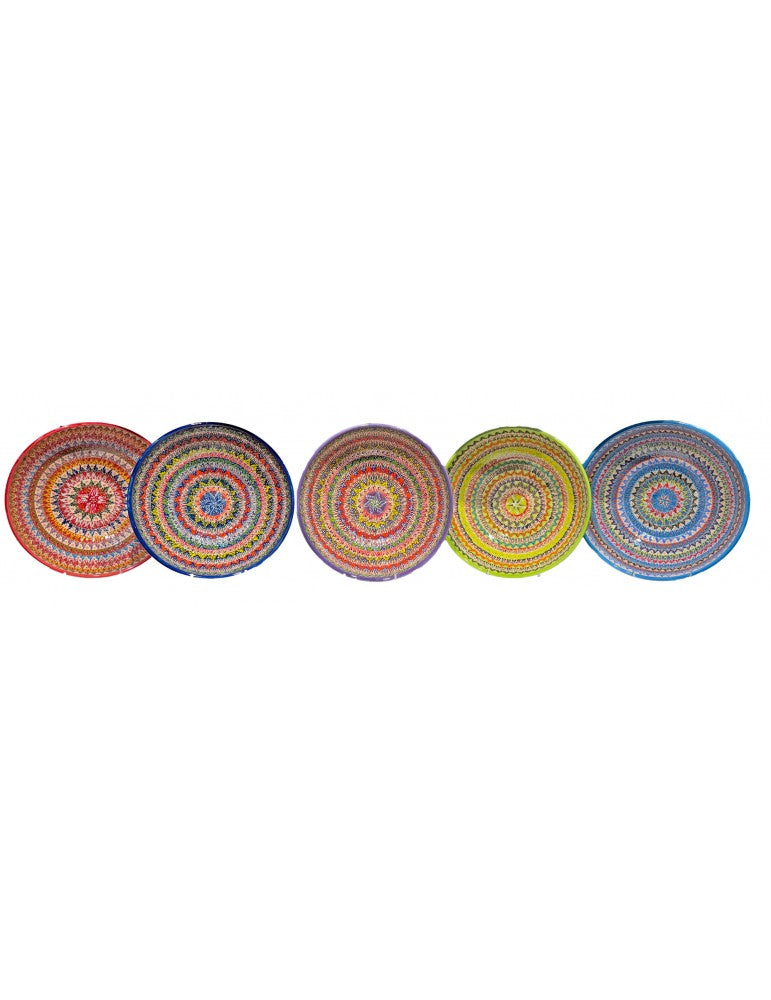 Dantel Desenli Kase 12'' – El Yapımı Seramik - My Store