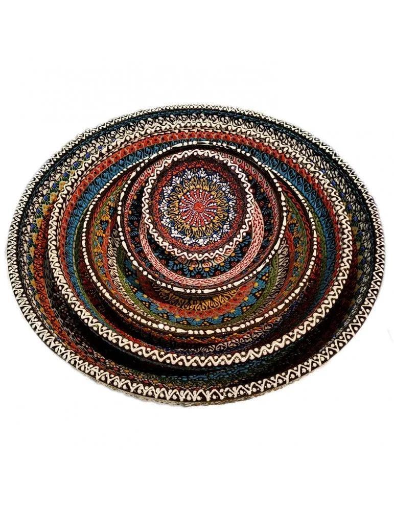 Dantel Desenli Kase 10'' – El Yapımı Seramik - My Store